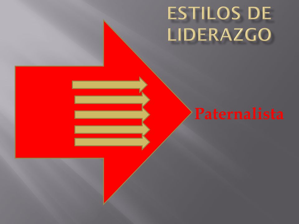 Estilos de Liderazgo Paternalista