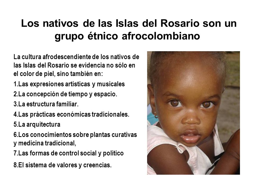 Los nativos de las Islas del Rosario son un grupo étnico afrocolombiano