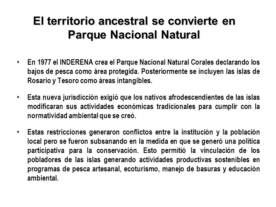 El territorio ancestral se convierte en Parque Nacional Natural