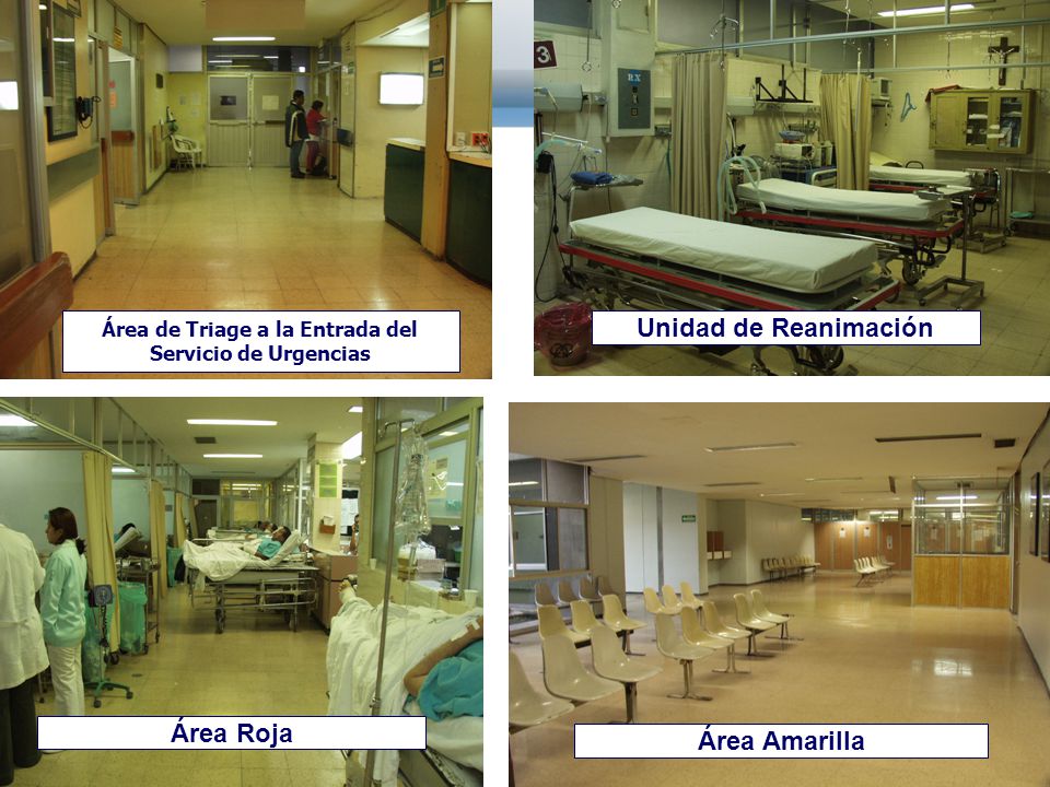 Área de Triage a la Entrada del Servicio de Urgencias
