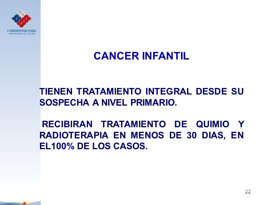 CANCER INFANTIL TIENEN TRATAMIENTO INTEGRAL DESDE SU SOSPECHA A NIVEL PRIMARIO.