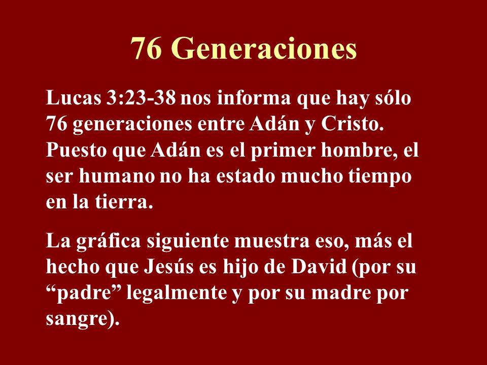 76 Generaciones