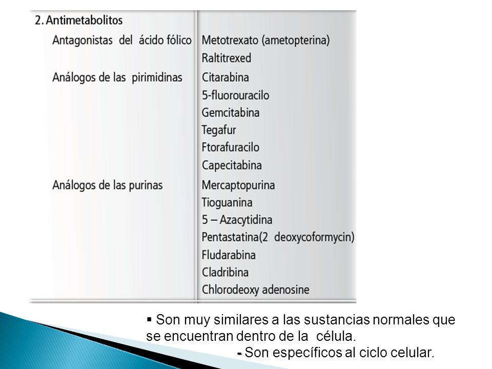 Son muy similares a las sustancias normales que se encuentran dentro de la célula.