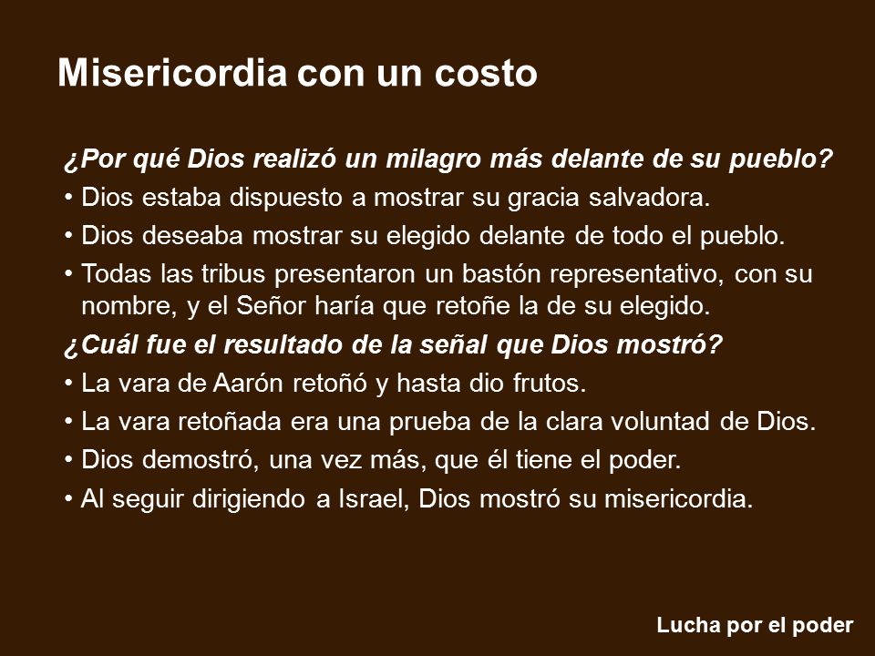 ¿Por qué Dios realizó un milagro más delante de su pueblo