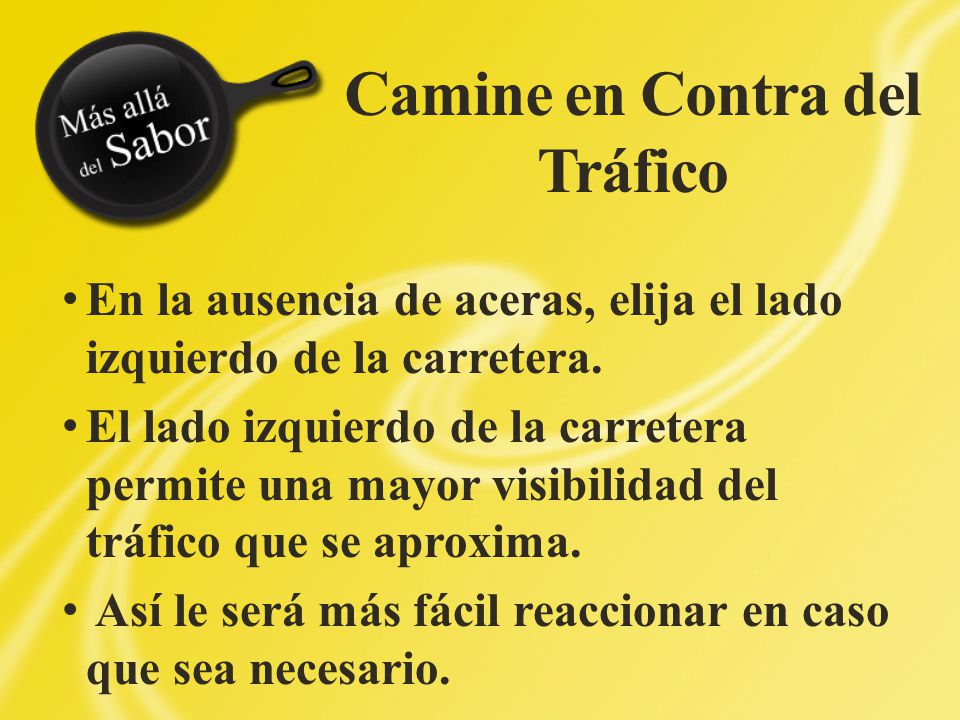 Camine en Contra del Tráfico