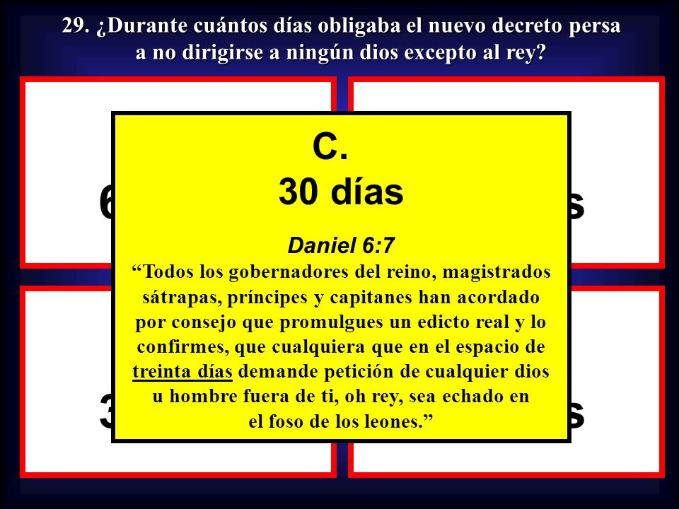 A. 60 días B. 40 días C. 30 días D. 20 días
