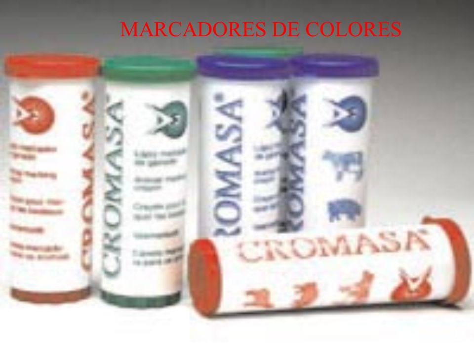 MARCADORES DE COLORES
