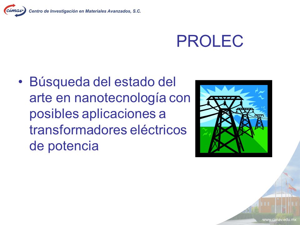 PROLEC Búsqueda del estado del arte en nanotecnología con posibles aplicaciones a transformadores eléctricos de potencia.