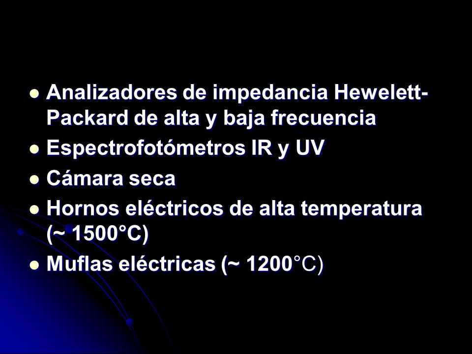 Analizadores de impedancia Hewelett-Packard de alta y baja frecuencia