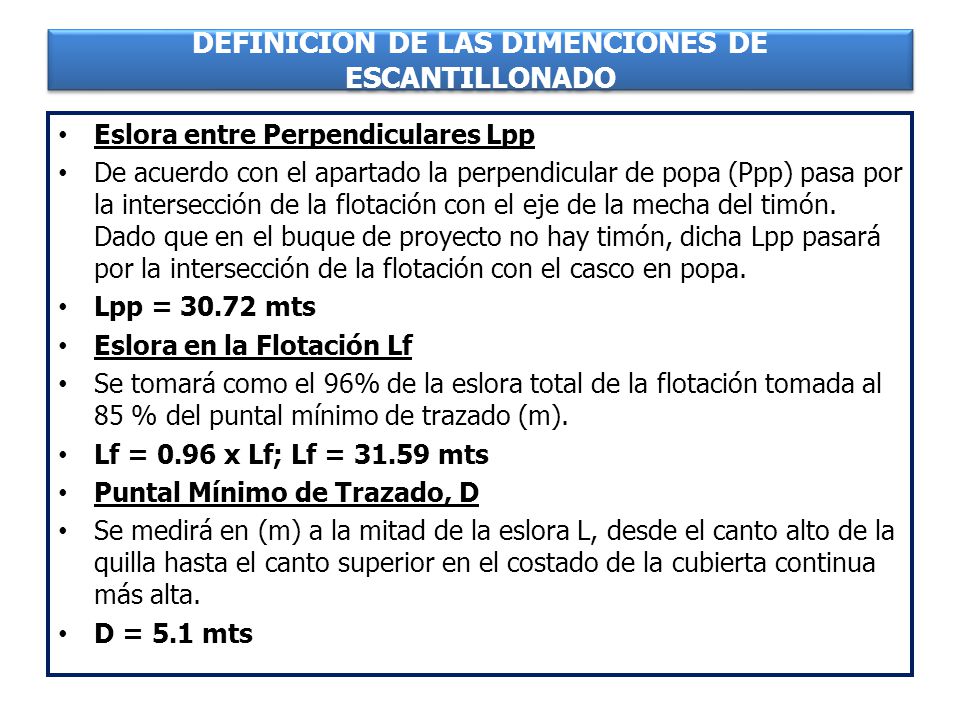 DEFINICION DE LAS DIMENCIONES DE ESCANTILLONADO