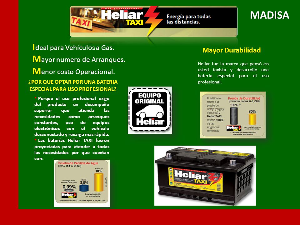 ¿POR QUE OPTAR POR UNA BATERIA ESPECIAL PARA USO PROFESIONAL