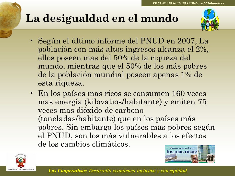 La desigualdad en el mundo