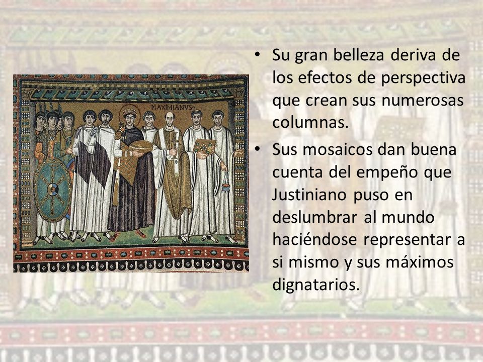 Su gran belleza deriva de los efectos de perspectiva que crean sus numerosas columnas.