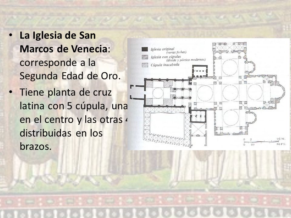 La Iglesia de San Marcos de Venecia: corresponde a la Segunda Edad de Oro.
