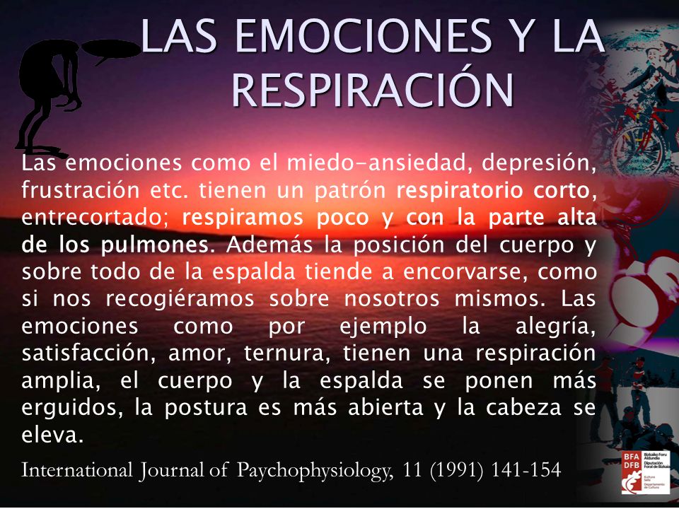 LAS EMOCIONES Y LA RESPIRACIÓN