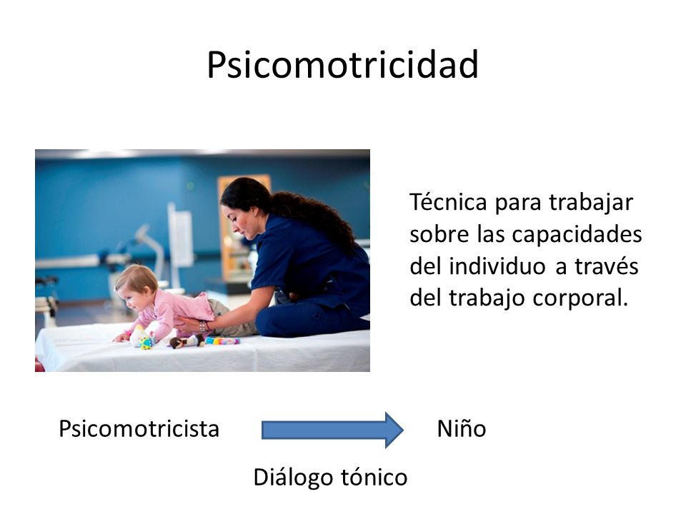 Psicomotricidad Técnica para trabajar sobre las capacidades del individuo a través del trabajo corporal.