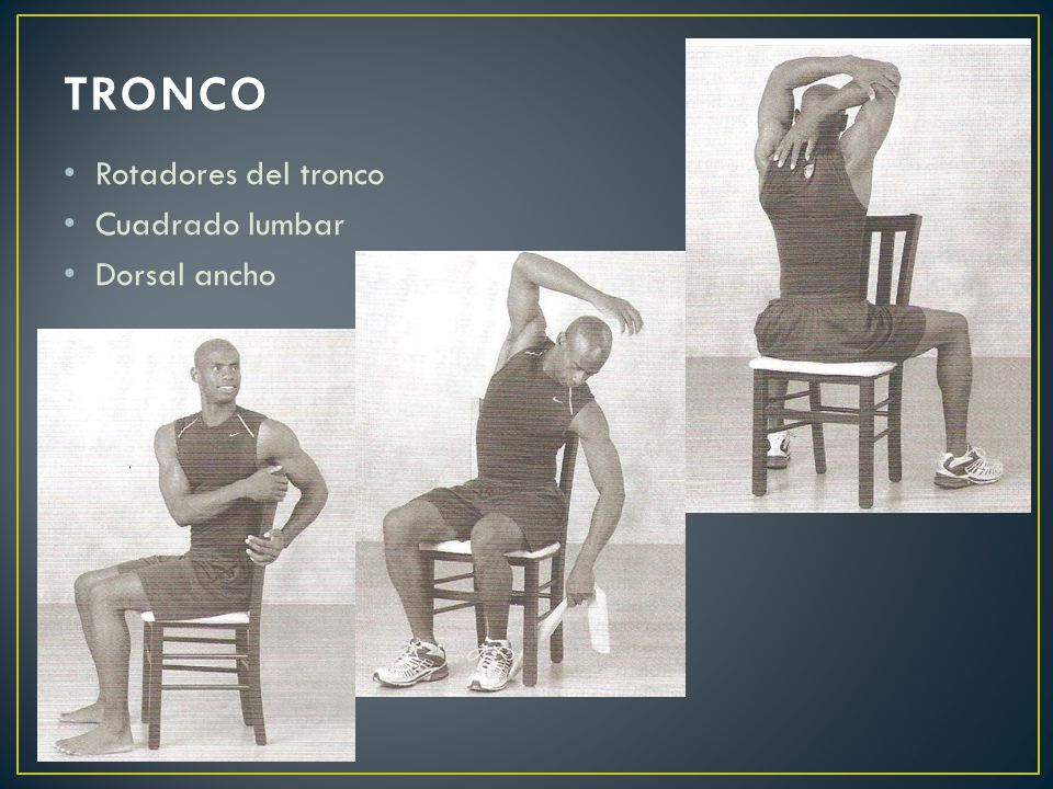 TRONCO Rotadores del tronco Cuadrado lumbar Dorsal ancho