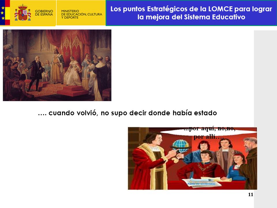 Los puntos Estratégicos de la LOMCE para lograr la mejora del Sistema Educativo