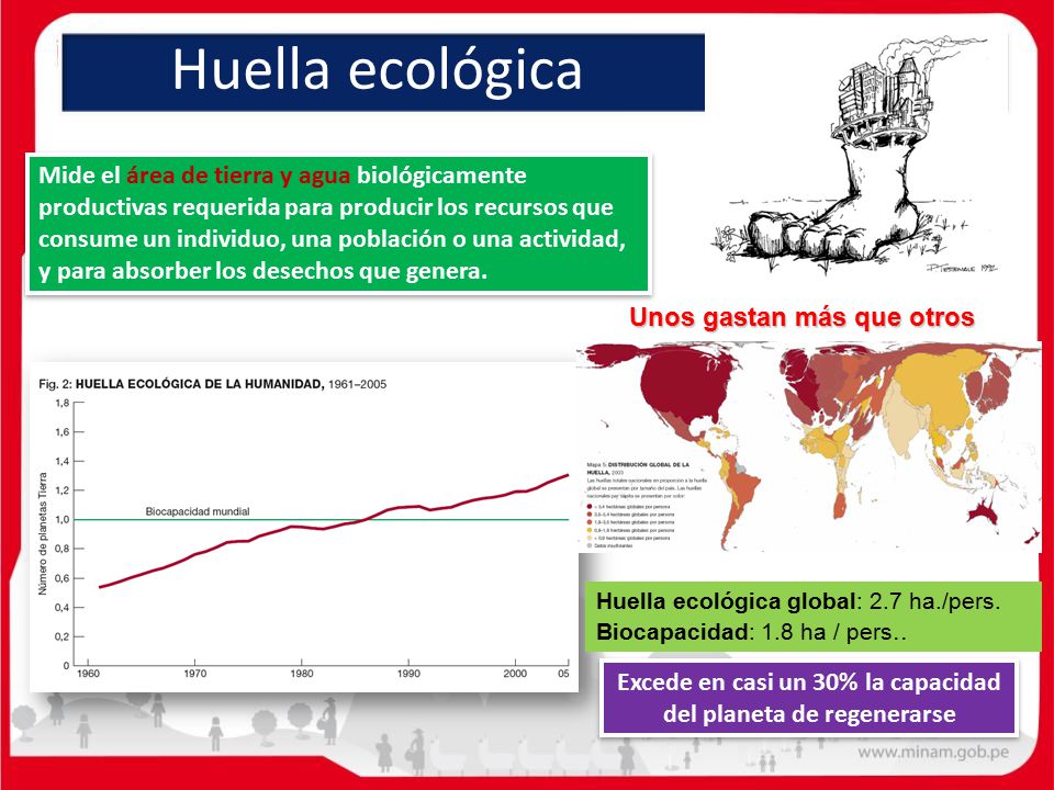 Excede en casi un 30% la capacidad del planeta de regenerarse