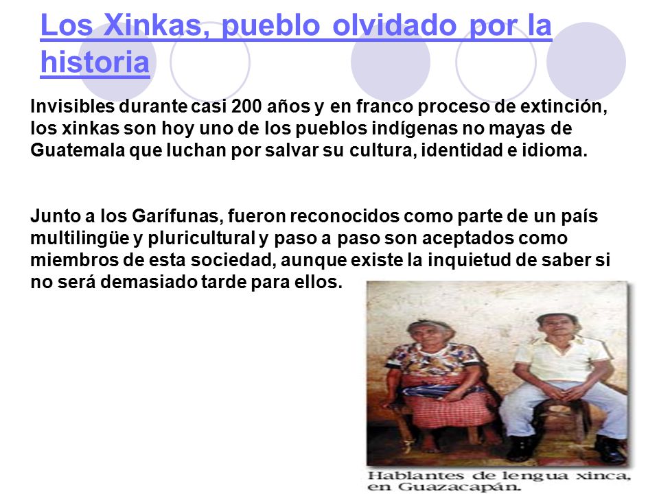Los Xinkas, pueblo olvidado por la historia
