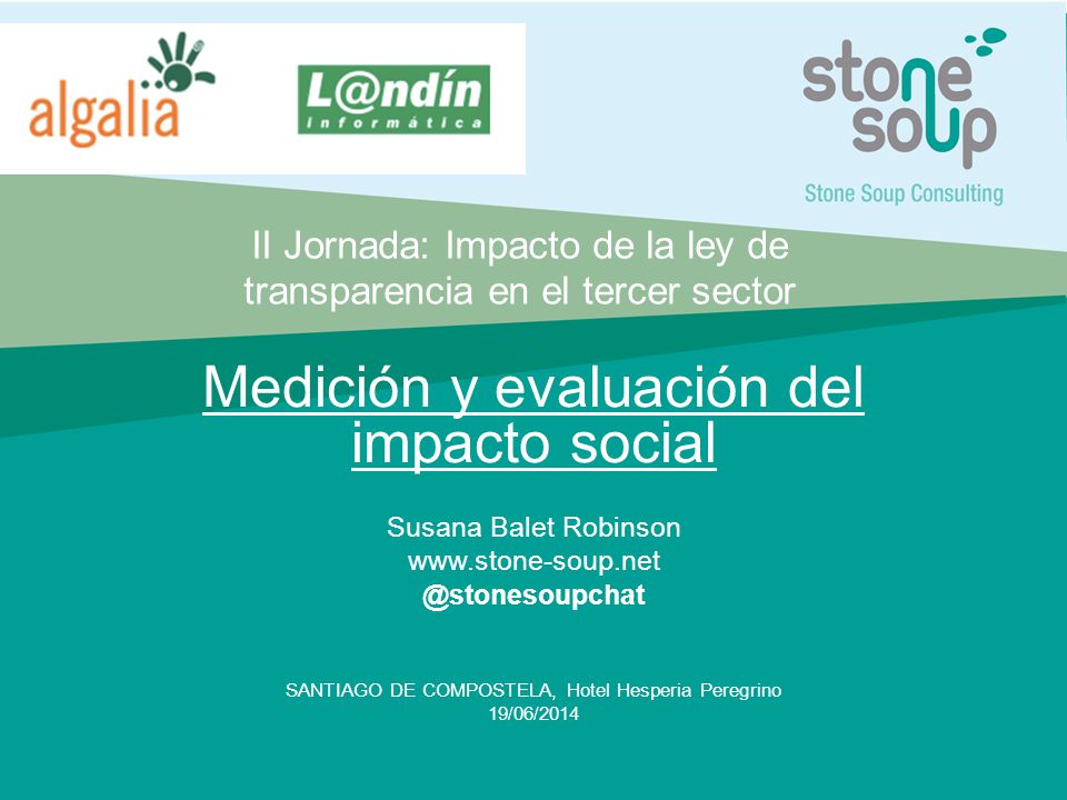 II Jornada: Impacto de la ley de transparencia en el tercer sector