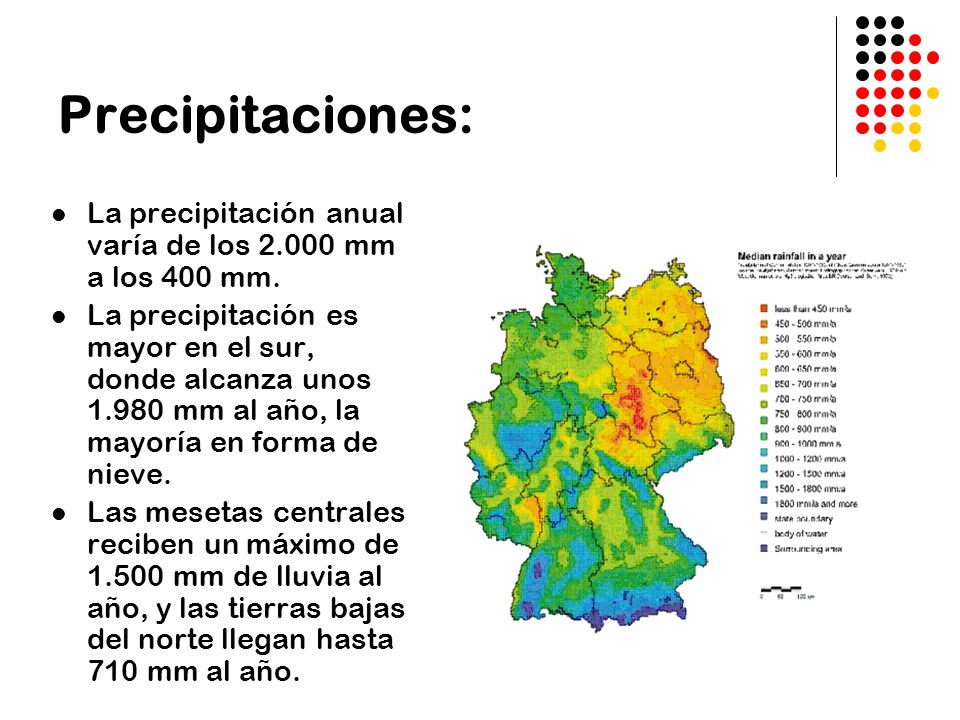 Precipitaciones: La precipitación anual varía de los mm a los 400 mm.