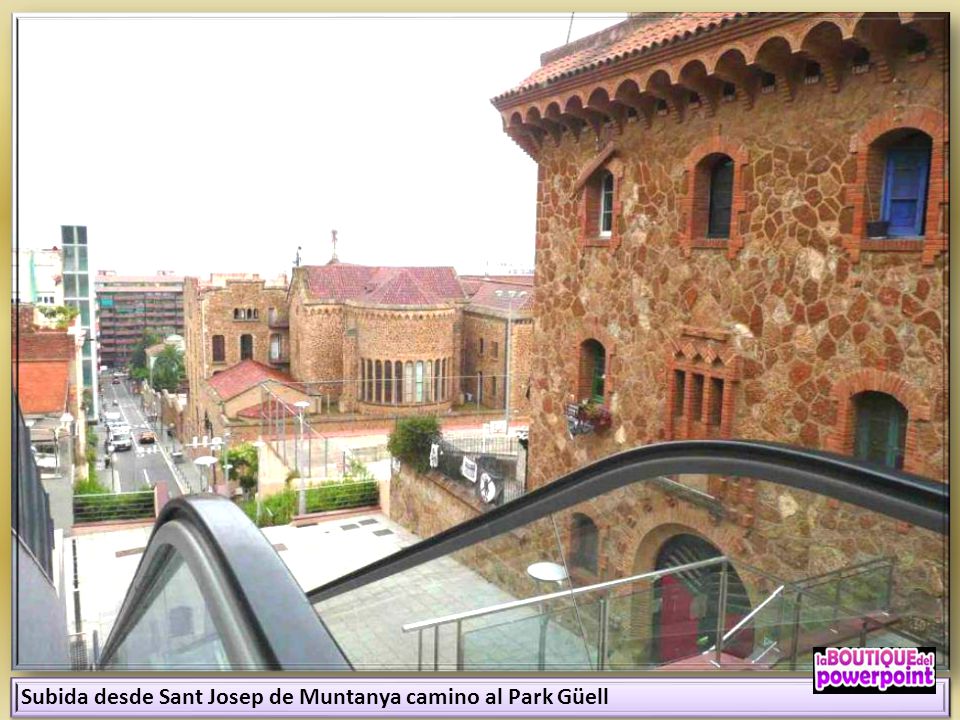 Subida desde Sant Josep de Muntanya camino al Park Güell