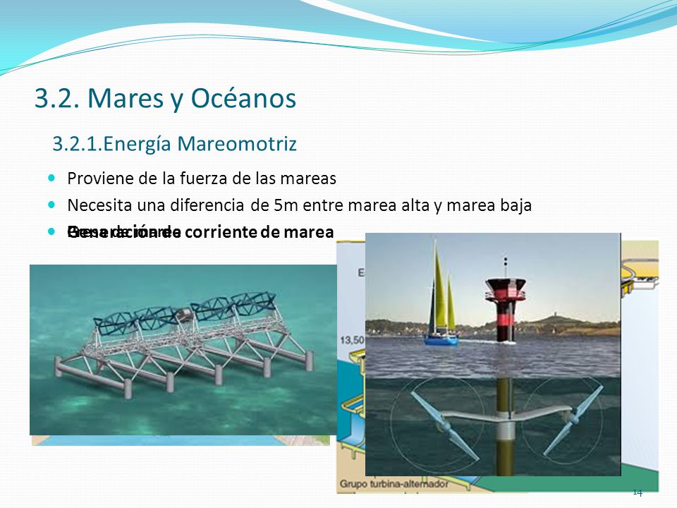 3.2. Mares y Océanos Energía Mareomotriz