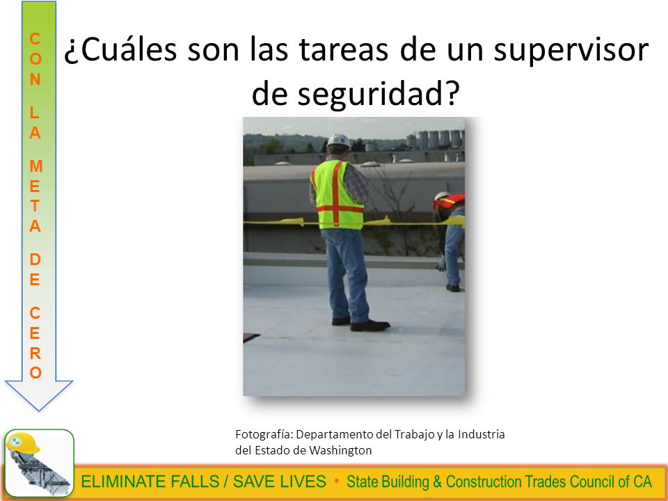 ¿Cuáles son las tareas de un supervisor de seguridad