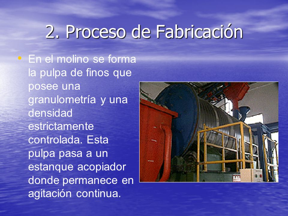 2. Proceso de Fabricación