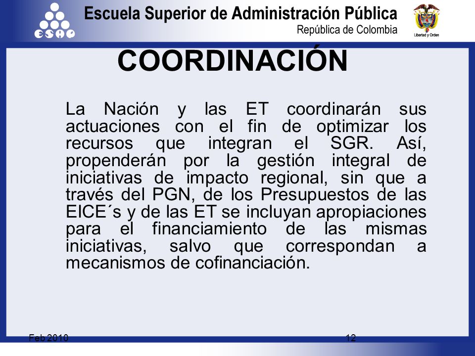 COORDINACIÓN