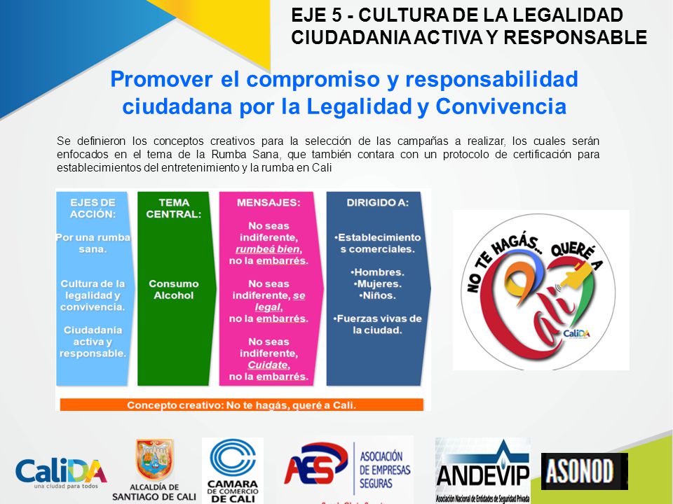 EJE 5 - CULTURA DE LA LEGALIDAD CIUDADANIA ACTIVA Y RESPONSABLE