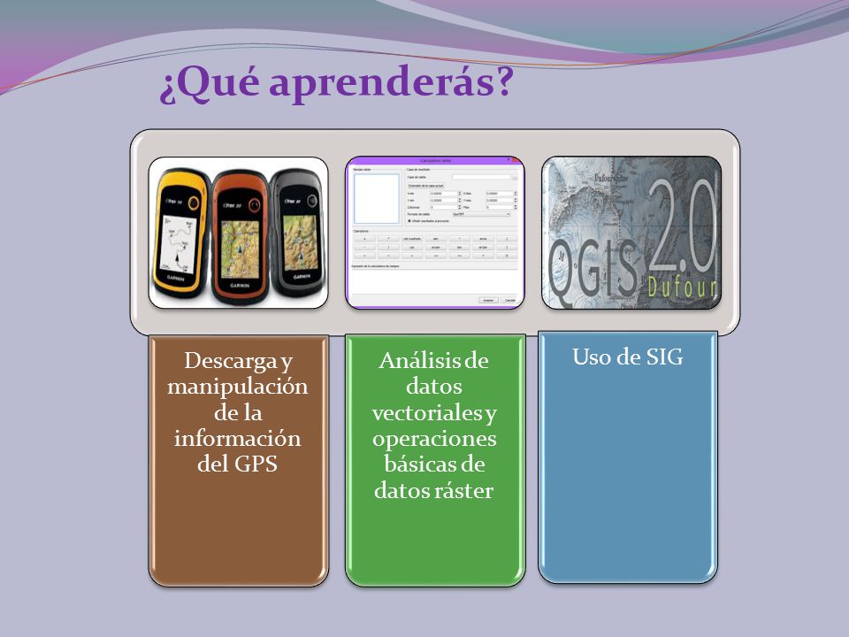 ¿Qué aprenderás Descarga y manipulación de la información del GPS