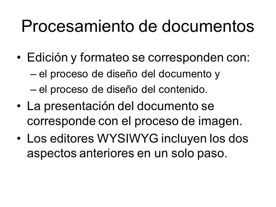 Procesamiento de documentos