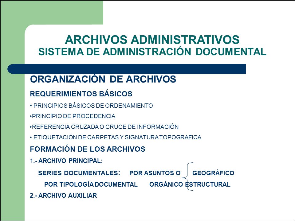 SEMINARIO DE ADMINISTRACIÓN DOCUMENTAL - ppt descargar