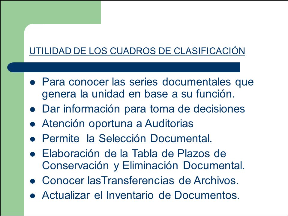 Dar información para toma de decisiones Atención oportuna a Auditorias