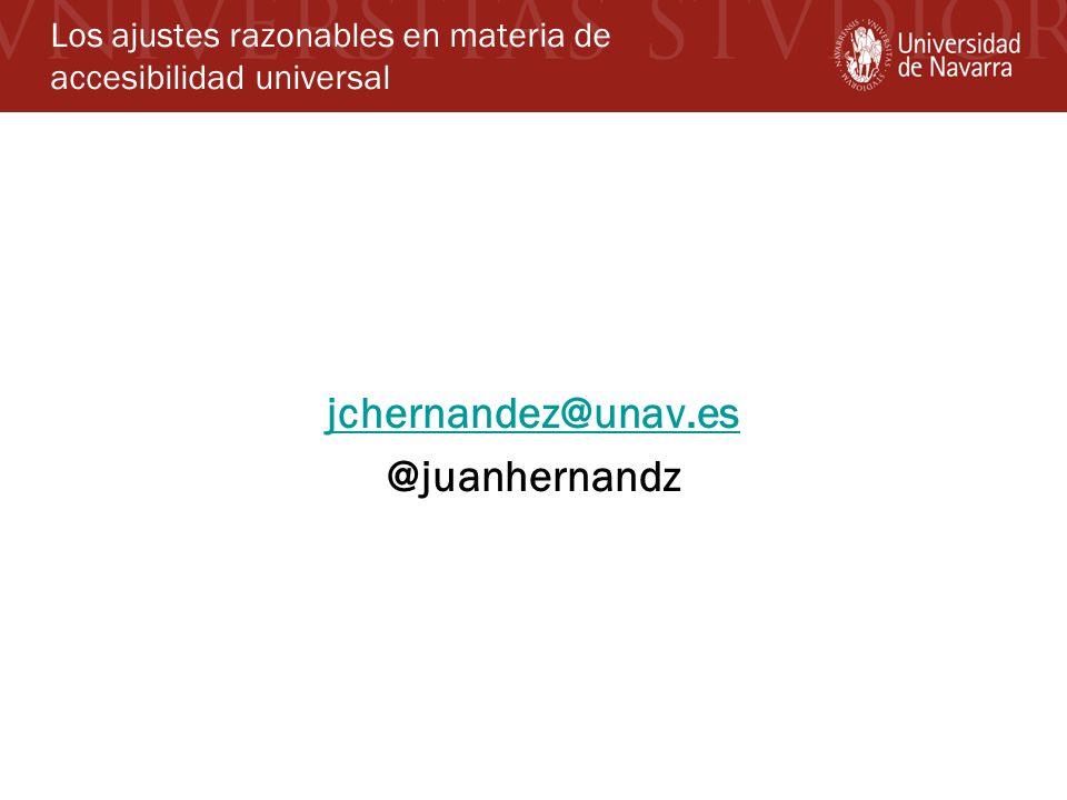 Los ajustes razonables en materia de accesibilidad universal