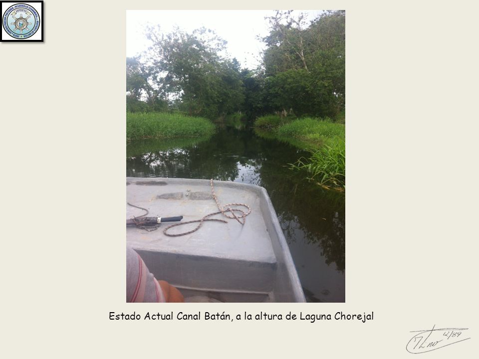 Estado Actual Canal Batán, a la altura de Laguna Chorejal