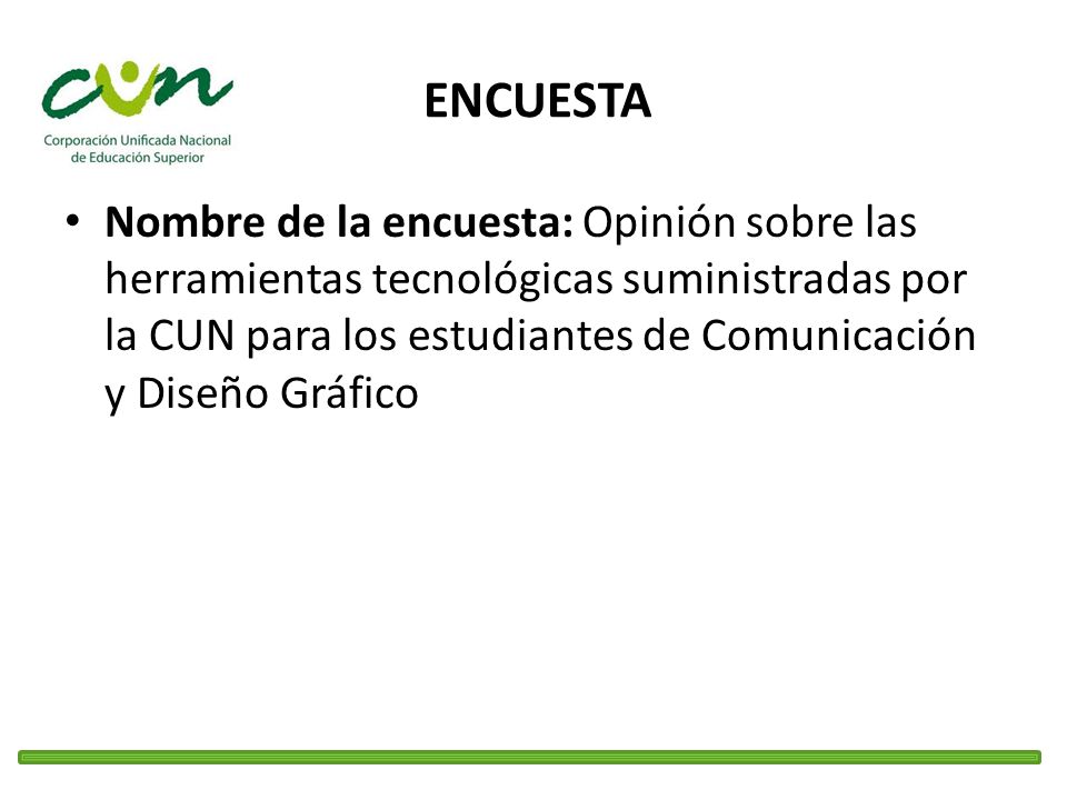 encuesta ENCUESTA