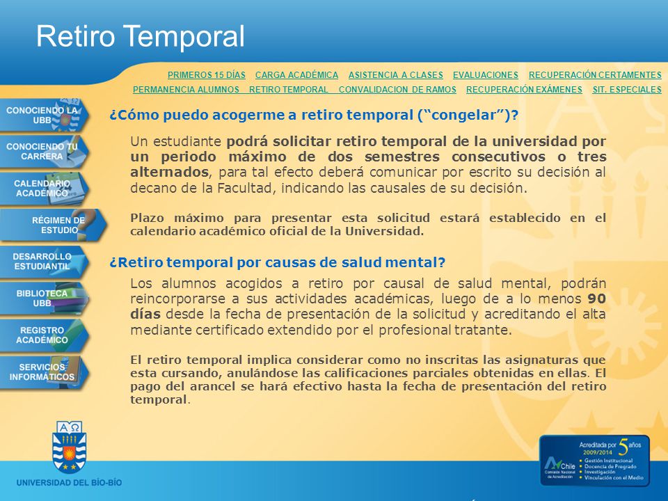Retiro Temporal ¿Cómo puedo acogerme a retiro temporal ( congelar )