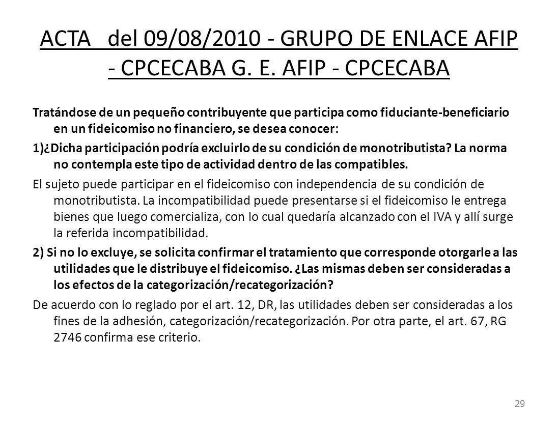 ACTA del 09/08/ GRUPO DE ENLACE AFIP - CPCECABA G. E