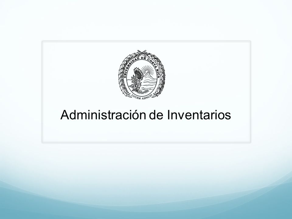 Administración de Inventarios
