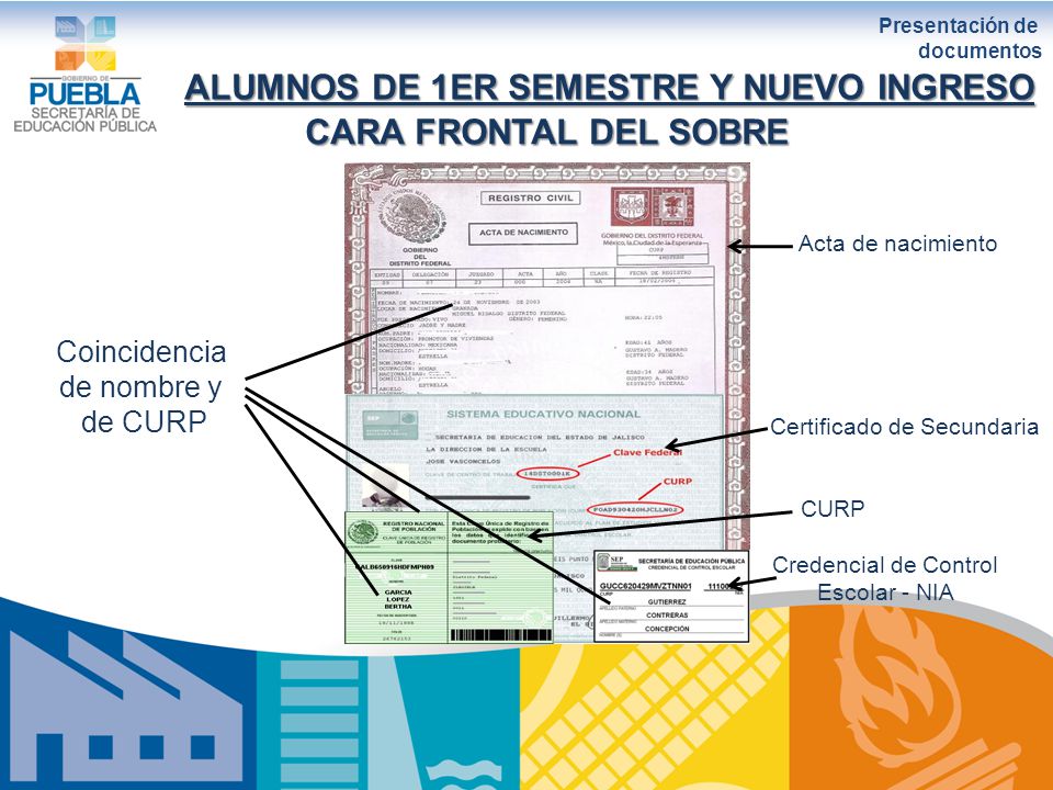 ALUMNOS DE 1ER SEMESTRE Y NUEVO INGRESO CARA FRONTAL DEL SOBRE