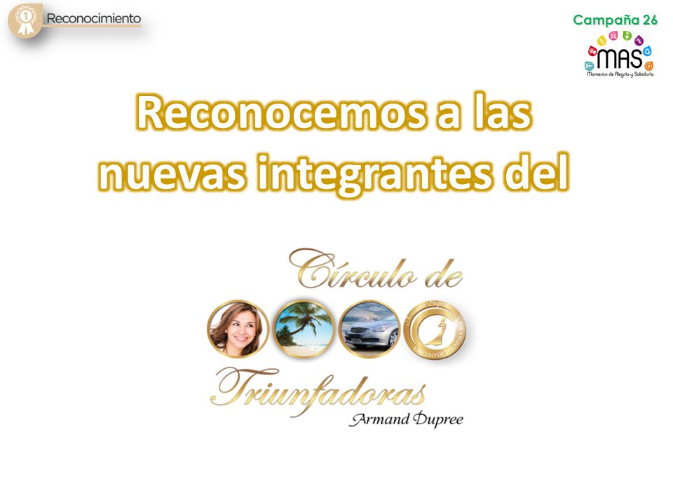 Reconocemos a las nuevas integrantes del