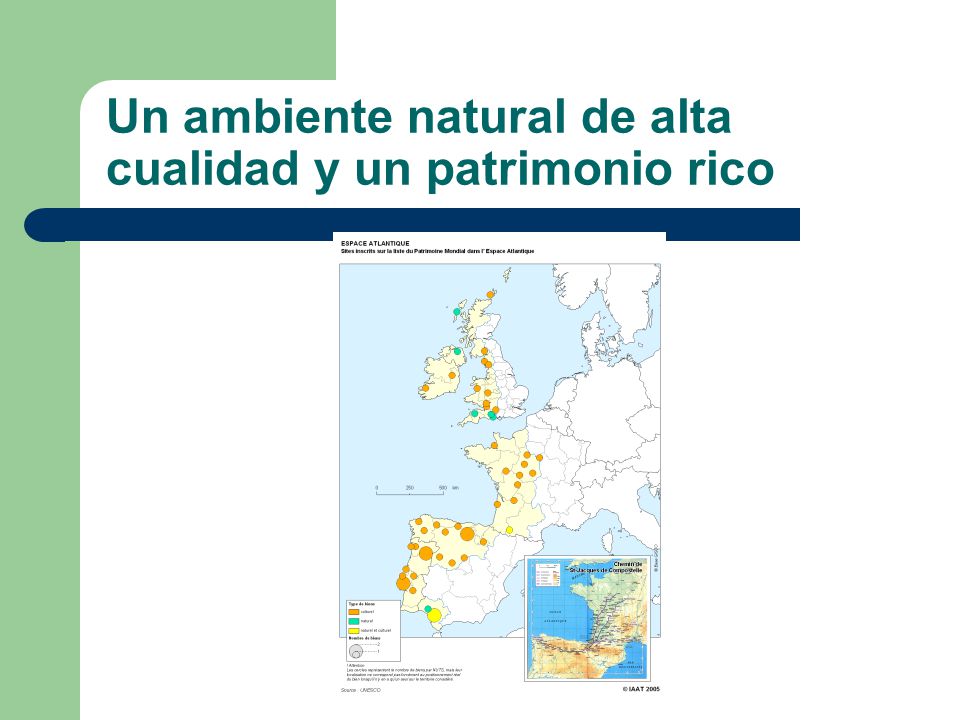 Un ambiente natural de alta cualidad y un patrimonio rico
