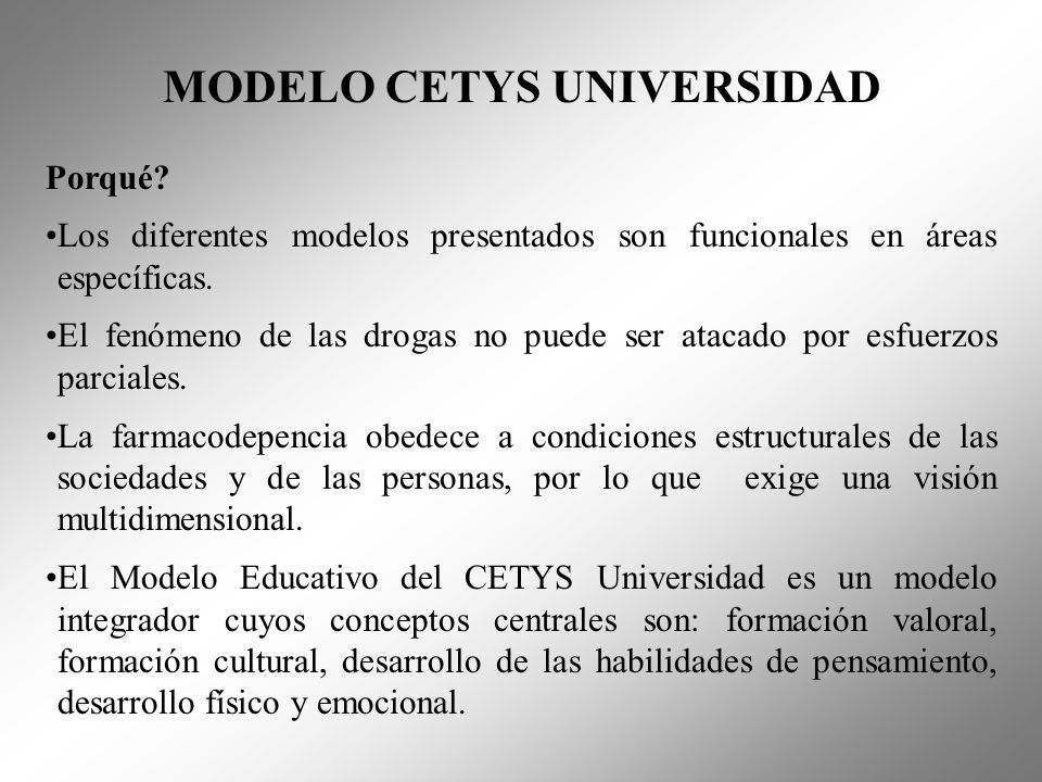 MODELO CETYS UNIVERSIDAD