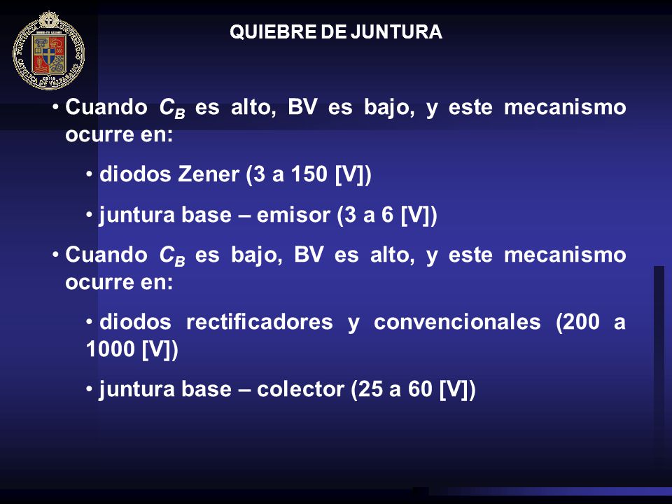 Cuando CB es alto, BV es bajo, y este mecanismo ocurre en: