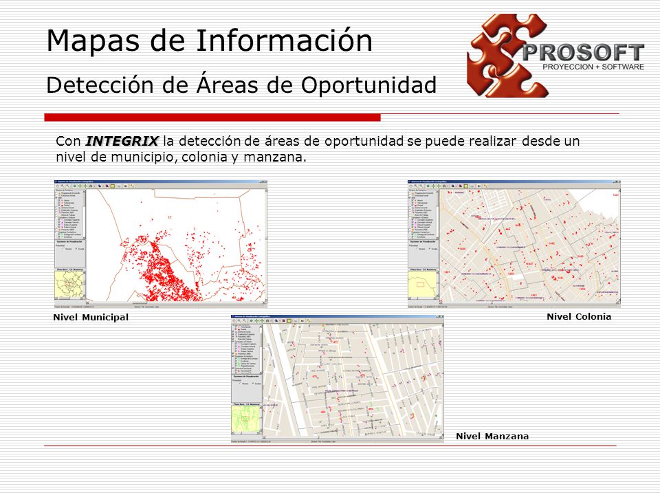 Mapas de Información Detección de Áreas de Oportunidad