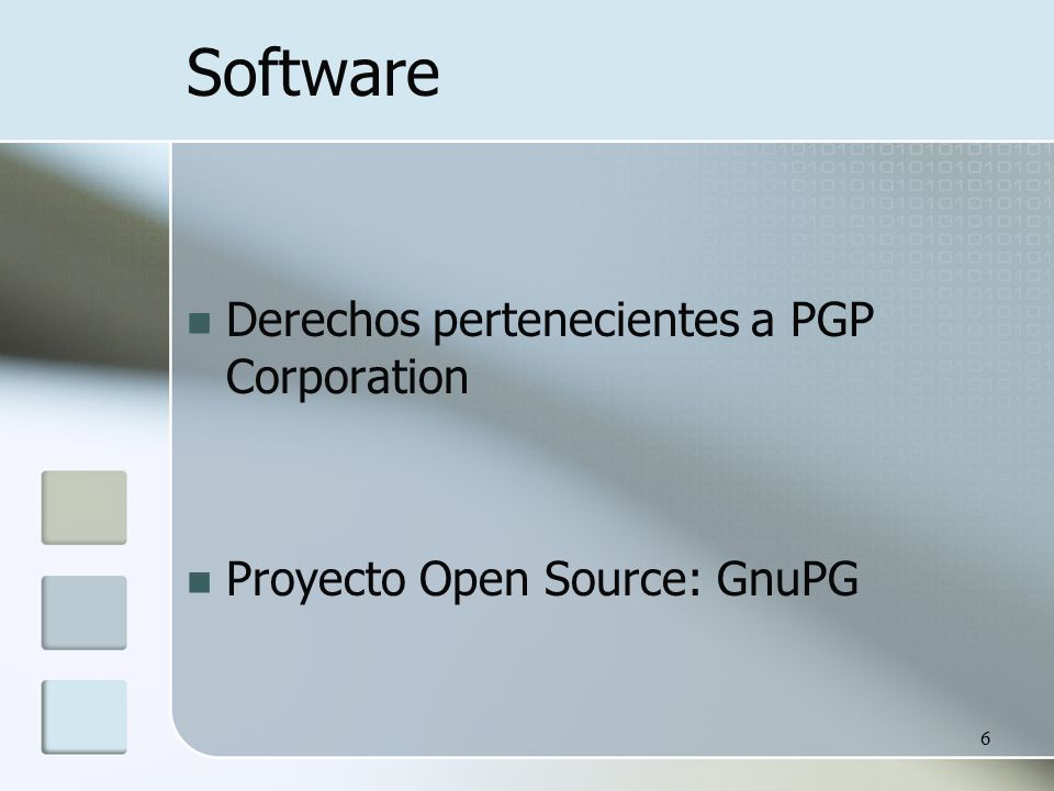 Software Derechos pertenecientes a PGP Corporation