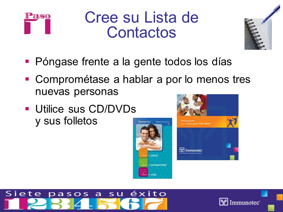 Cree su Lista de Contactos
